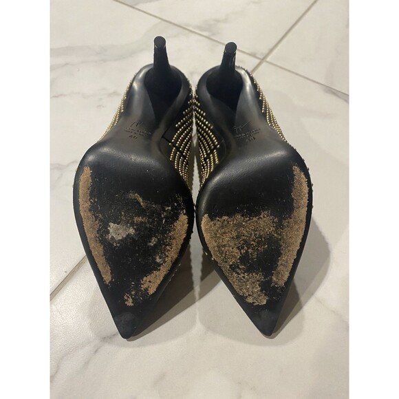 Giuseppe Zanotti Womens Studded Platform Stiletto Heel Leather Black Size 9 - Picture 4 of 12